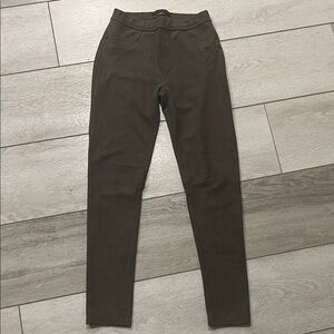 Brown/Dark Olive Slim Anthropologie Pants